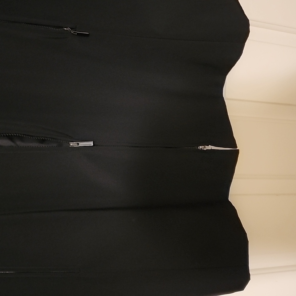 Croft & Barrow Black Hooded Trench Coat - Picture 8 of 8